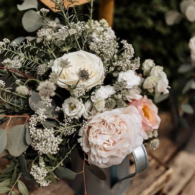 Retrait de votre décoration florale en atelier