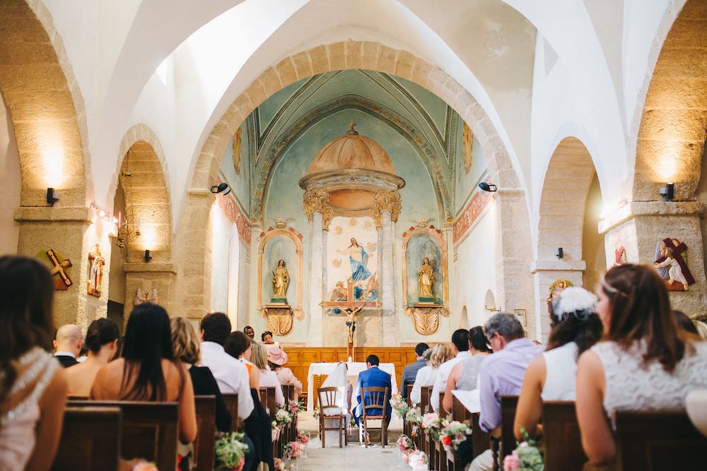 Mariage religieux dans une église